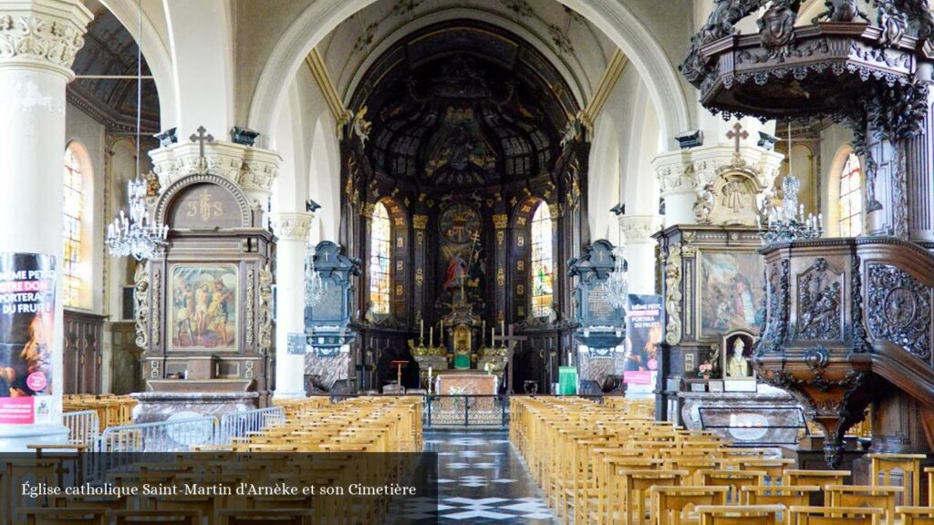 Église catholique Saint-Martin d'Arnèke et son Cimetière - Arnèke (Hauts-de-France)