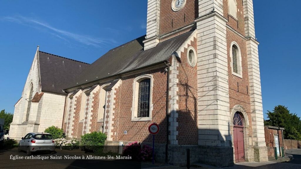 Église catholique Saint-Nicolas à Allennes-lès-Marais - Allennes-les-Marais (Hauts-de-France)