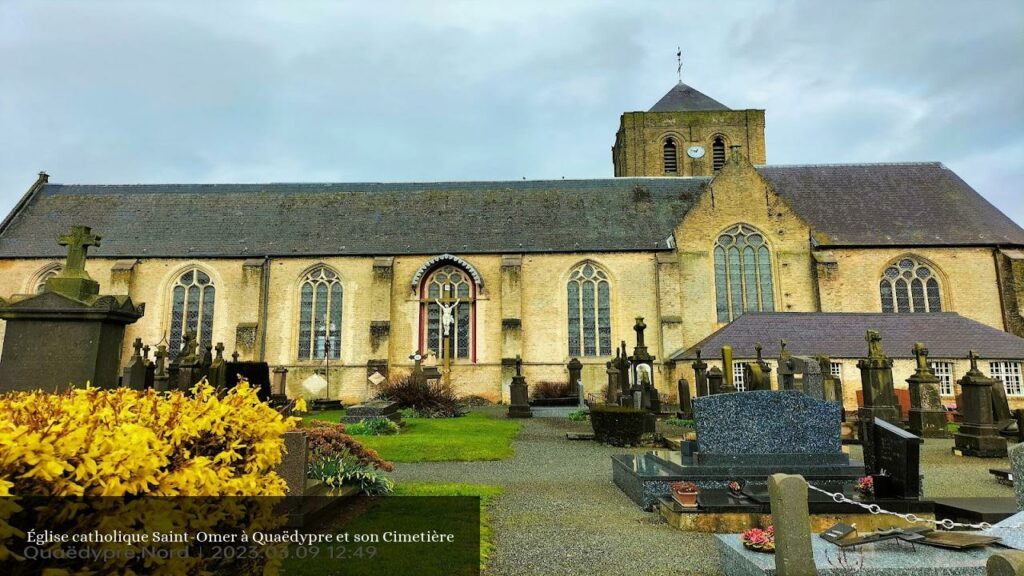 Église catholique Saint-Omer à Quaëdypre et son Cimetière - Quaëdypre (Hauts-de-France)