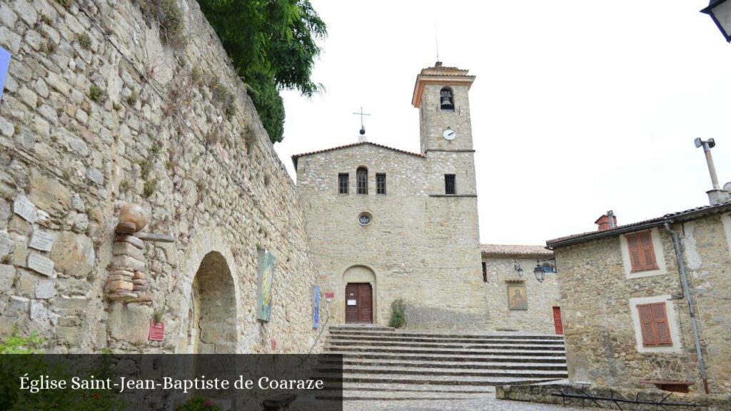 Église Saint-Jean-Baptiste de Coaraze - Coaraze (Provence-Alpes-Côte d'Azur)