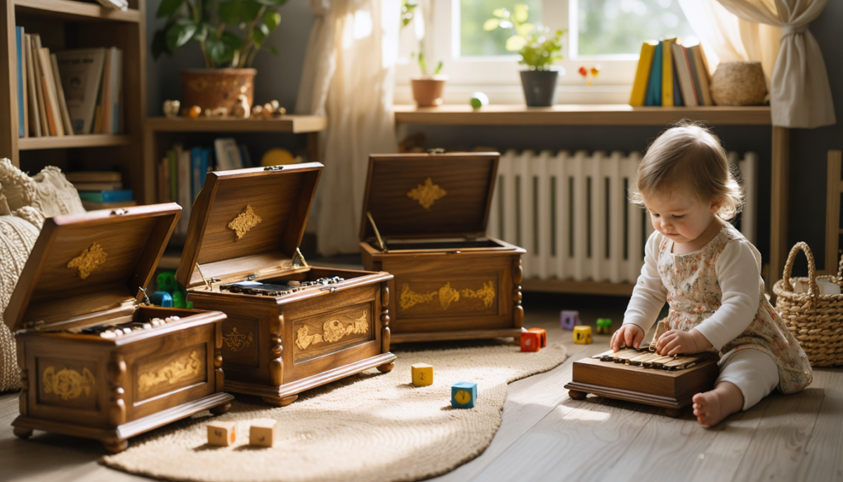 découvrez comment les boîtes à musique en bois enchantent les enfants tout en stimulant leur développement grâce à leurs mélodies apaisantes et leur design naturel.
