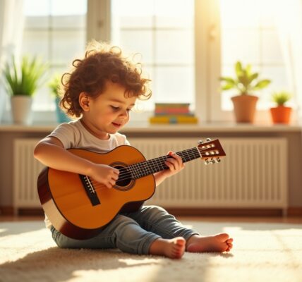 Les guitares pour enfants : un premier accord vers l'éveil musical