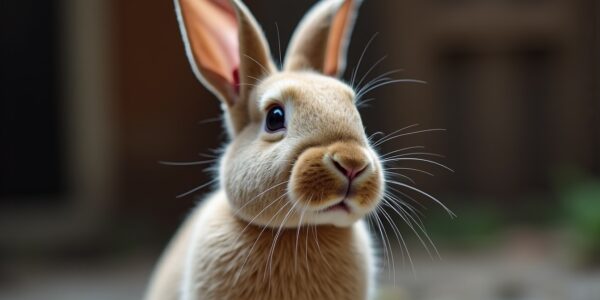 Le lapin debout : une exploration créative des animaux à travers les jouets