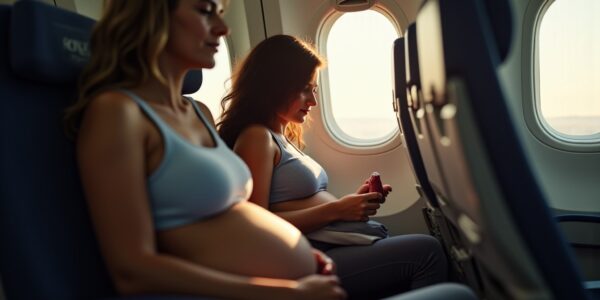 Voyager en avion pendant la grossesse : astuces pour un trajet en toute tranquillité
