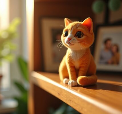 Le chat roux : une adorable figurine qui célèbre nos compagnons à quatre pattes