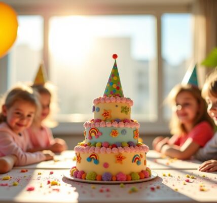 Gâteau à étages : guide pour confectionner une pièce montée savoureuse et festive pour un anniversaire d'enfant