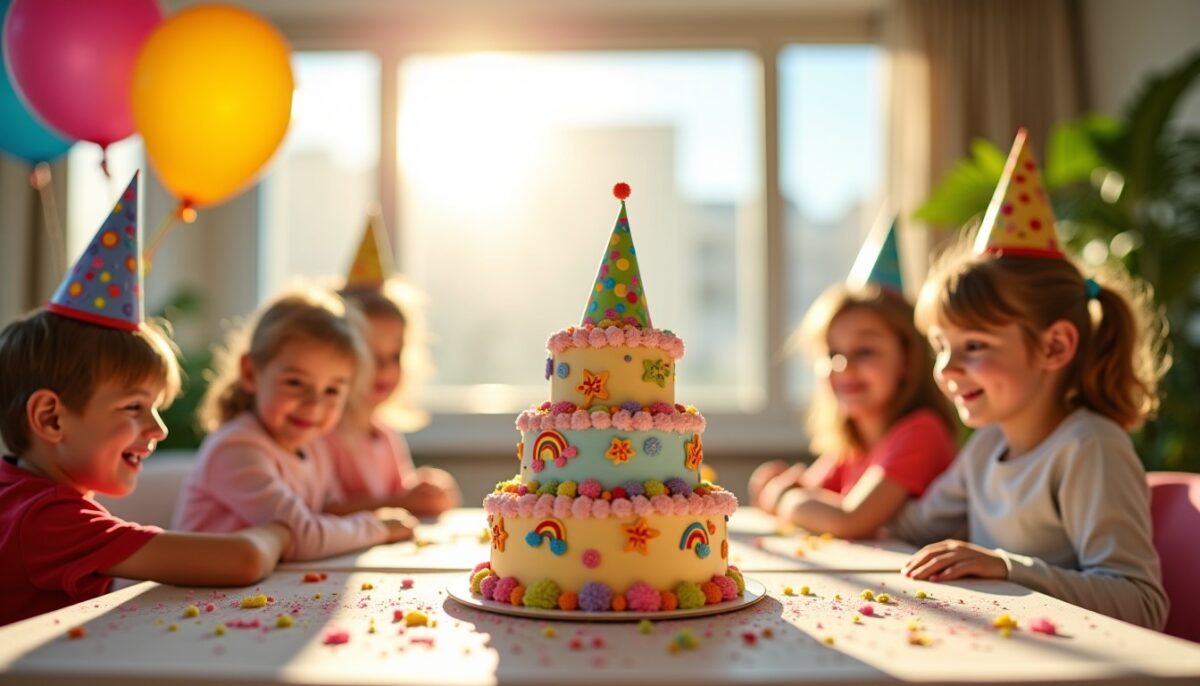 Gâteau à étages : guide pour confectionner une pièce montée savoureuse et festive pour un anniversaire d'enfant