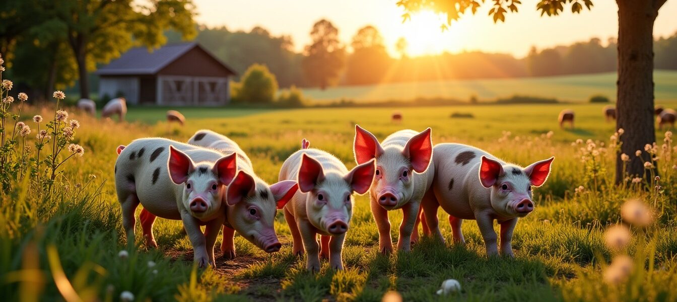 Le cochon : explorer la vie fascinante des pensionnaires de la ferme