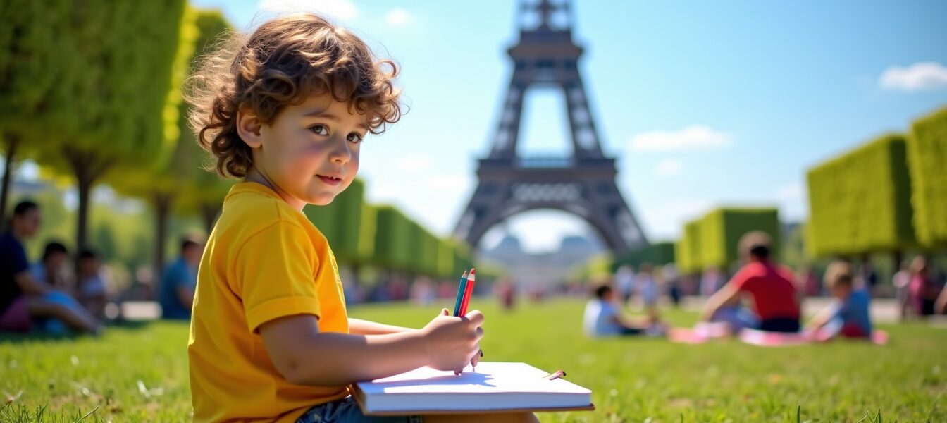 Comment dessiner la Tour Eiffel : conseils faciles pour initier les enfants au croquis emblématique