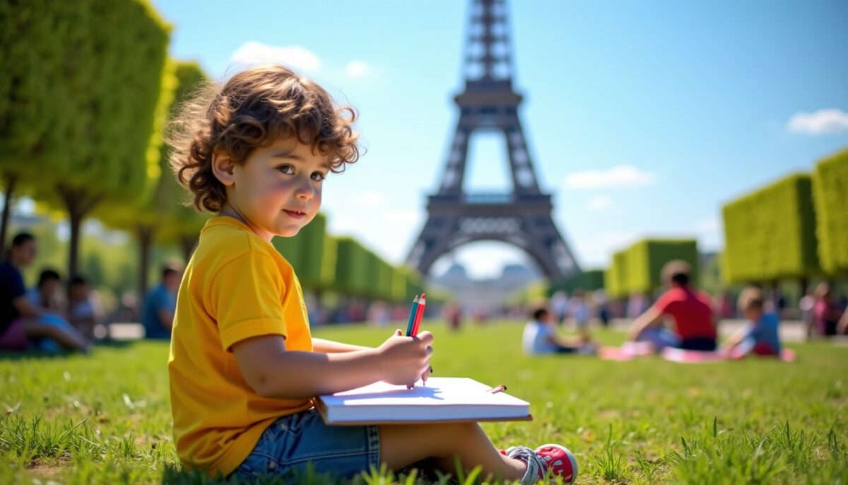 Comment dessiner la Tour Eiffel : conseils faciles pour initier les enfants au croquis emblématique