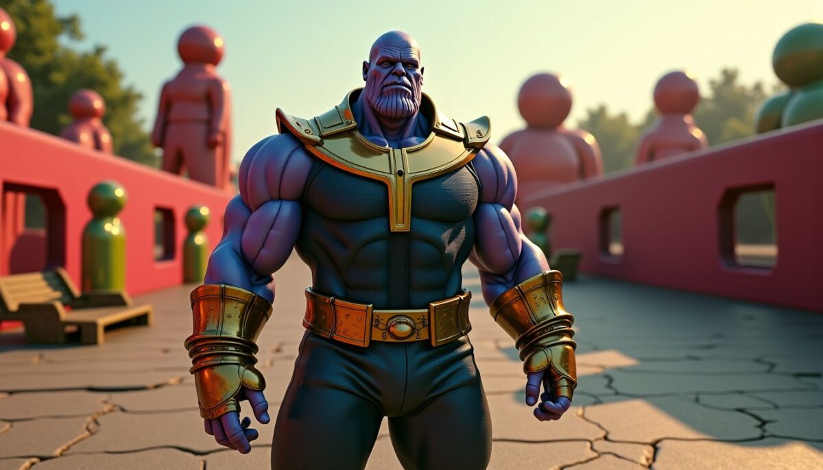 Thanos rencontre Squid Game : le mashup captivant qui envoûte les passionnés de pop culture