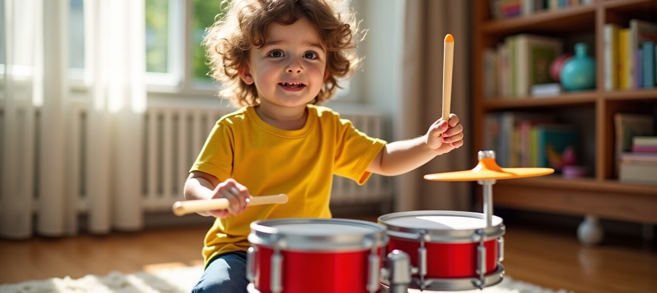 La batterie pour enfants : une initiation rythmée à la musique