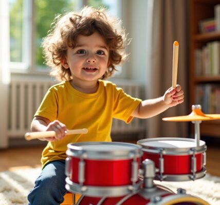 La batterie pour enfants : une initiation rythmée à la musique