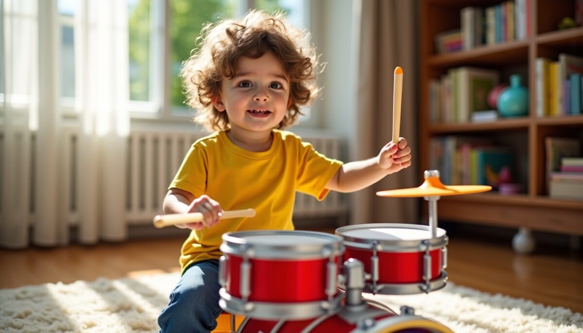 La batterie pour enfants : une initiation rythmée à la musique