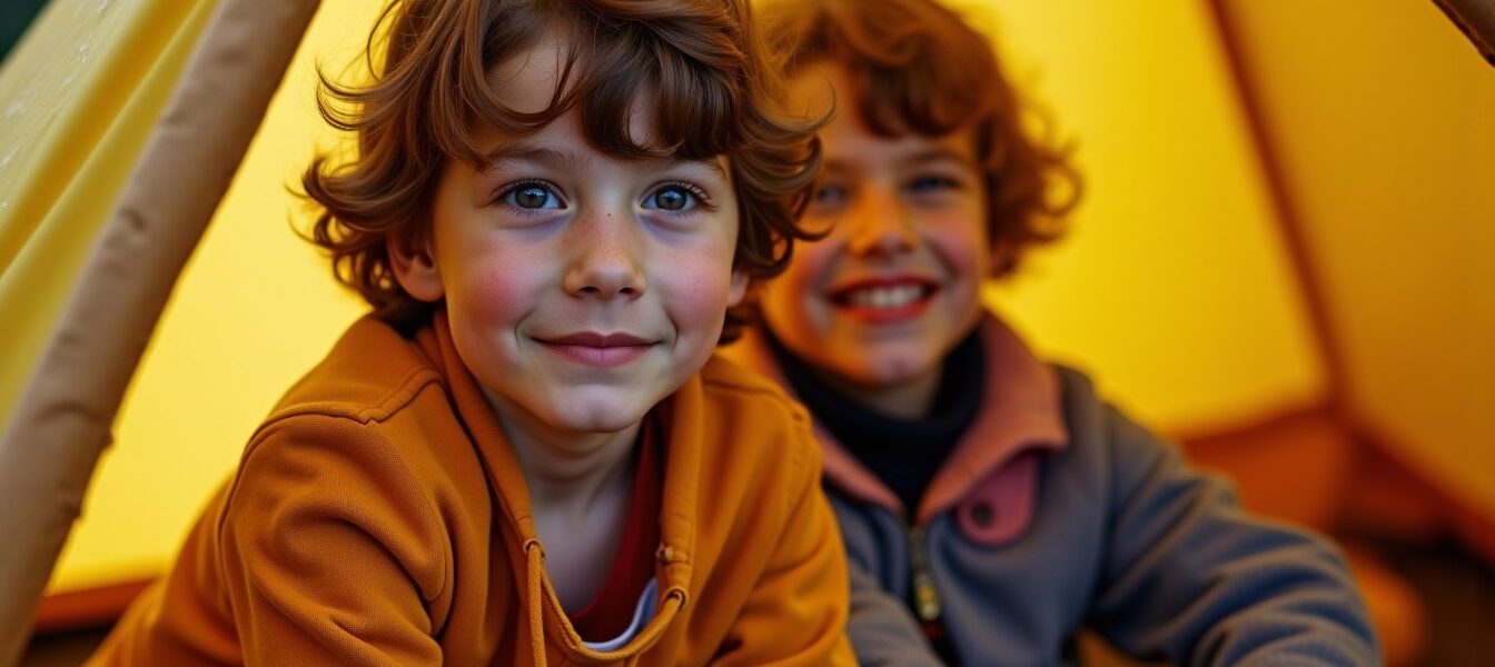 Le tipi ludique : un refuge pour l’imaginaire des enfants