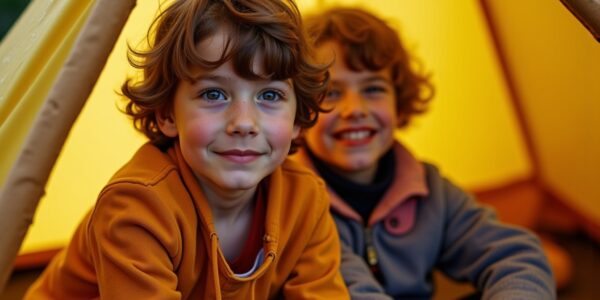 Le tipi ludique : un refuge pour l’imaginaire des enfants
