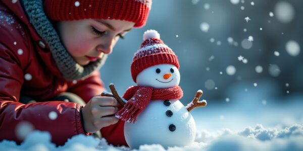 Comment dessiner un bonhomme de neige magique qui émerveillera les enfants ?