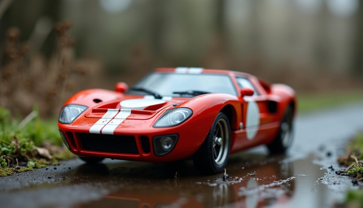 Ford GT40 MKII : redécouvrez ce bolide mythique en version jouet à rétro-friction