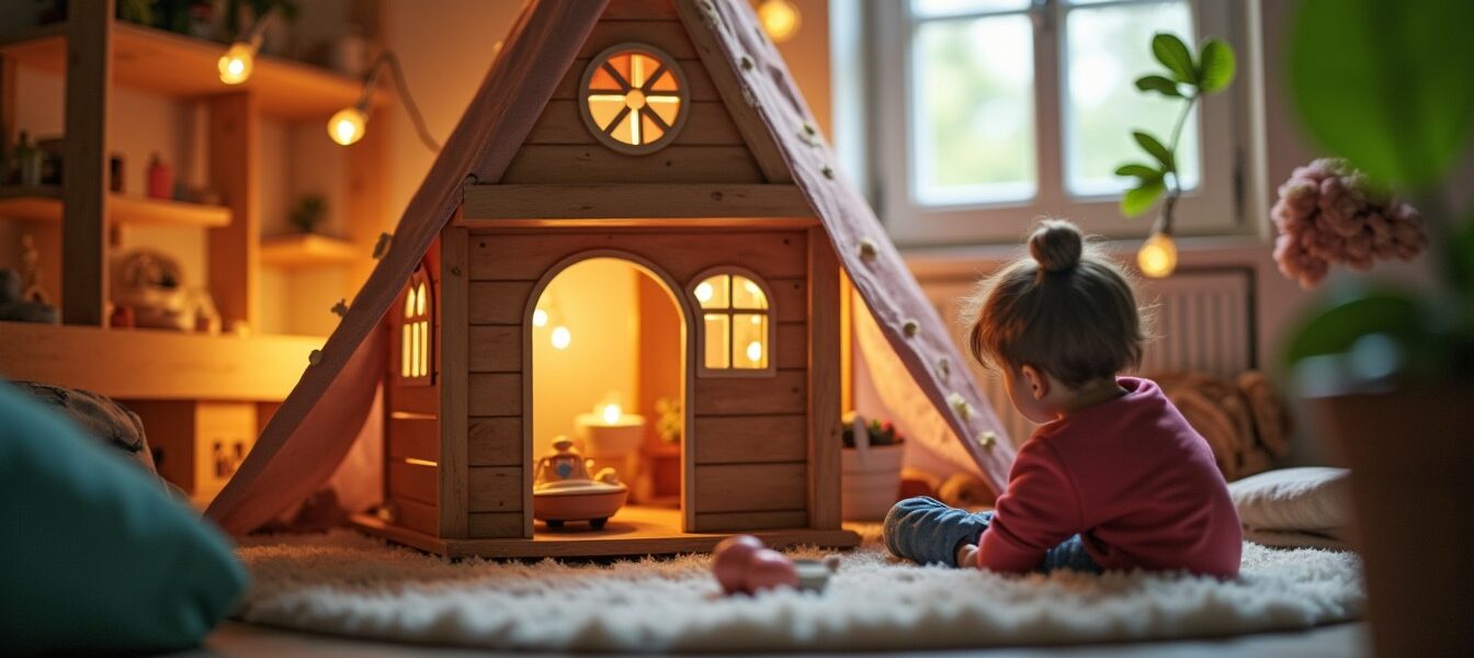 Construire une cabane enchantée dans la chambre de votre enfant : astuces pour un coin jeu féerique