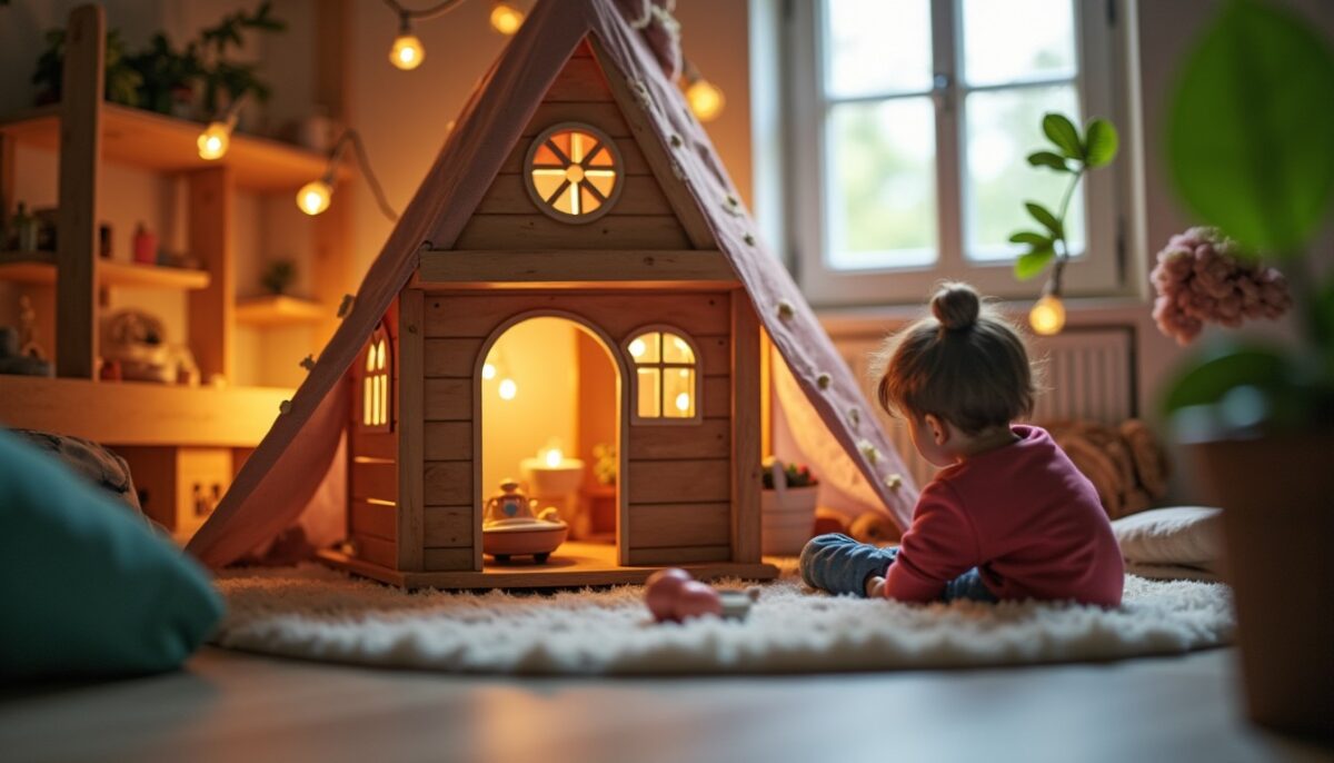 Construire une cabane enchantée dans la chambre de votre enfant : astuces pour un coin jeu féerique