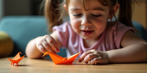 Origami pour enfants : 5 modèles amusants pour stimuler la créativité des tout-petits