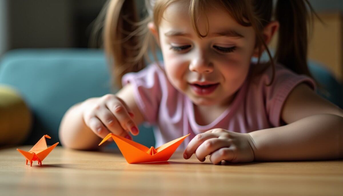 Origami pour enfants : 5 modèles amusants pour stimuler la créativité des tout-petits