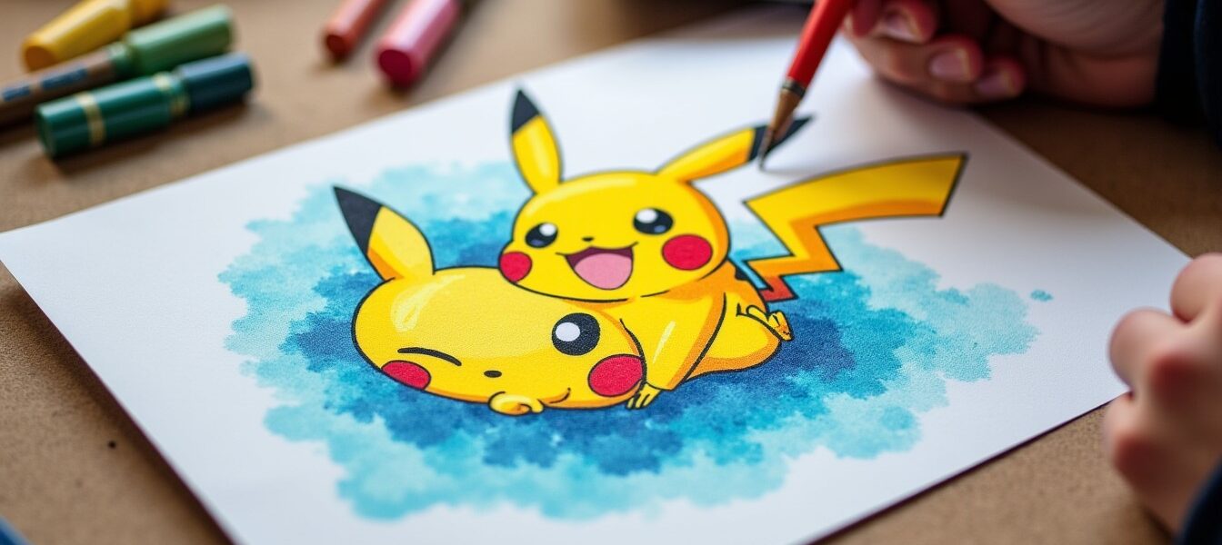 Pokémon en dessin : conseils pratiques pour des œuvres colorées réussies chez vous