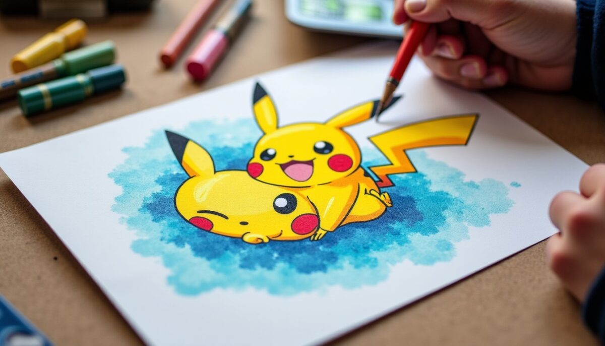 Pokémon en dessin : conseils pratiques pour des œuvres colorées réussies chez vous