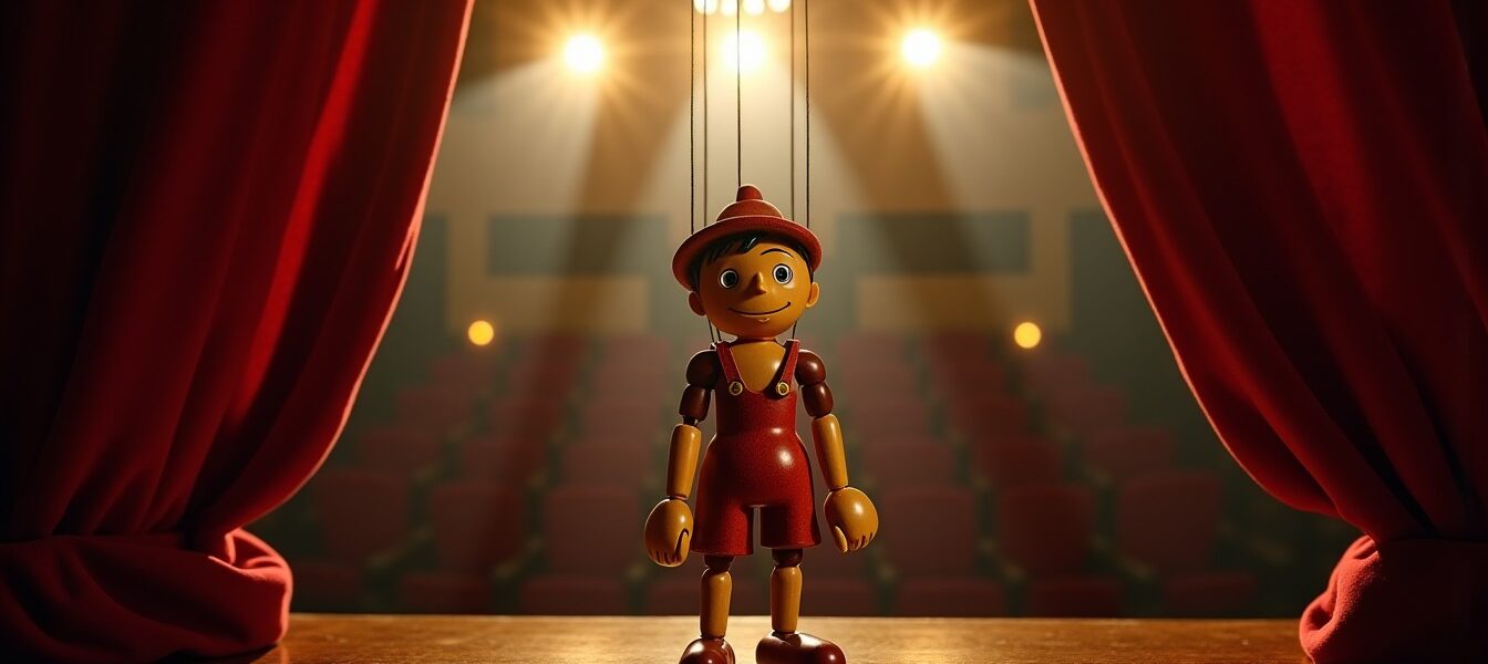 Pinocchio, la marionnette à fils : une porte d’entrée captivante vers le monde du théâtre