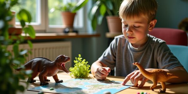 L’allosaure : apprendre sur les dinosaures à travers le jeu