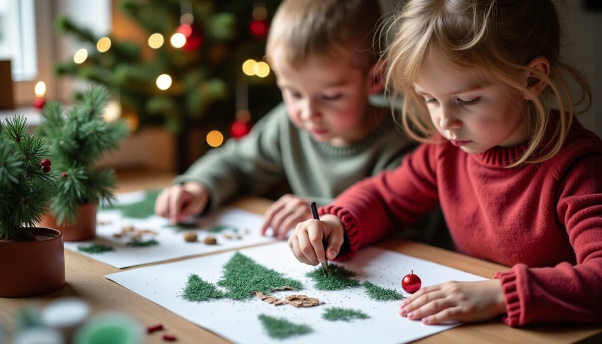 Dessiner un sapin de Noël : activités créatives pour divertir petits et grands en famille