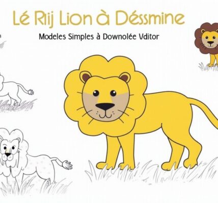 Le Roi Lion à Dessiner : Modèles Simples à Télécharger et Colorier