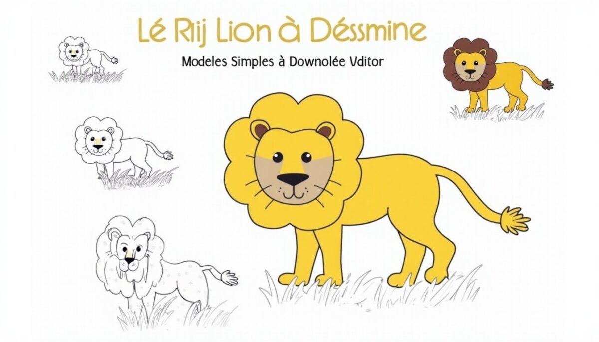 Le Roi Lion à Dessiner : Modèles Simples à Télécharger et Colorier