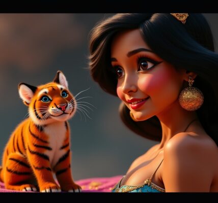 Tigre Jasmine dans Aladdin : Découvrez le personnage, la peluche et les dessins emblématiques