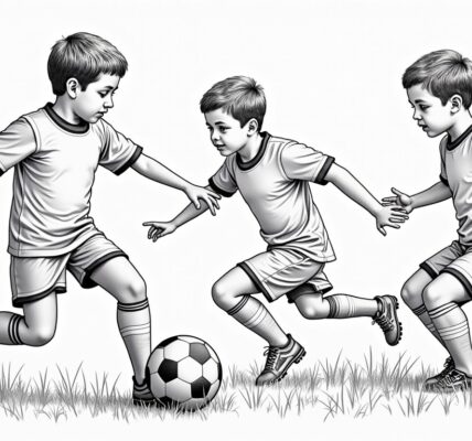 Dessins à imprimer : coloriage de footballeur pour les jeunes passionnés de football